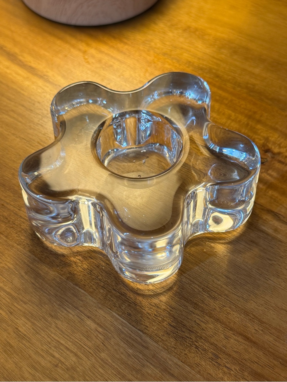 Orrefors Crystal Tealight Holder Decorative Piece